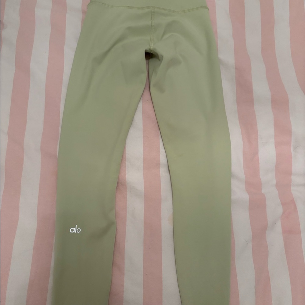 ALO Yoga Kids Soft Olive Leggings